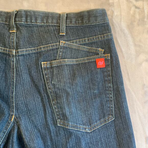 Chi Jeans SF Women's 12 (3)‎ Denim Dark Denim Straight Leg Diamond Crotch (0365) - Picture 11 of 13